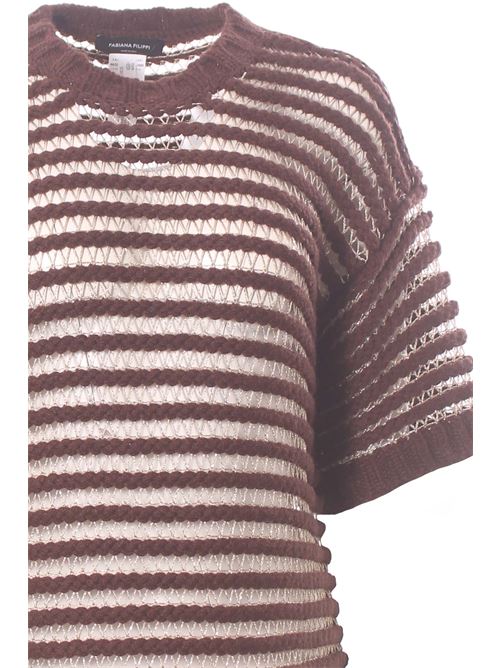 pure camel crew neck FABIANA FILIPPI | MAD215F094L5201269